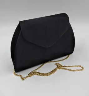 POCHETTE IN SATIN CON QUADRI