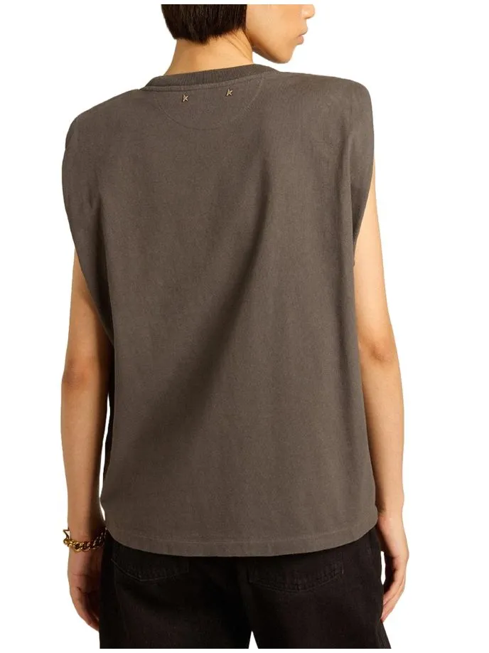 T-shirt con borchie